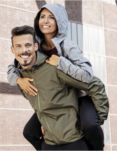MIN-MY1010-my mate - Unisex Hooded Windbreaker
